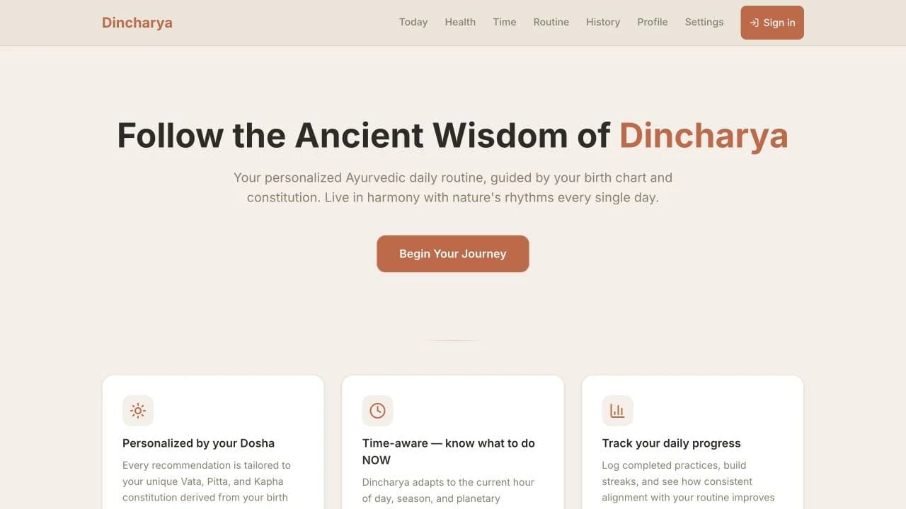 Dincharya product preview
