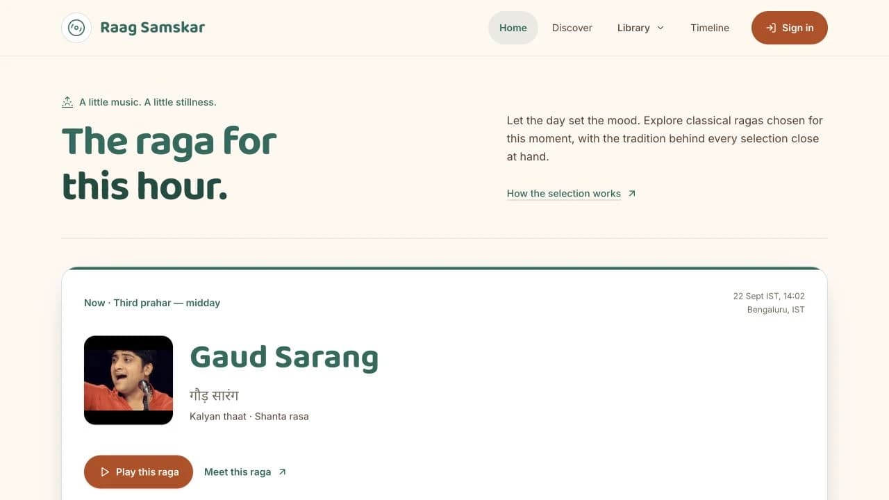 Raag Samskar product preview