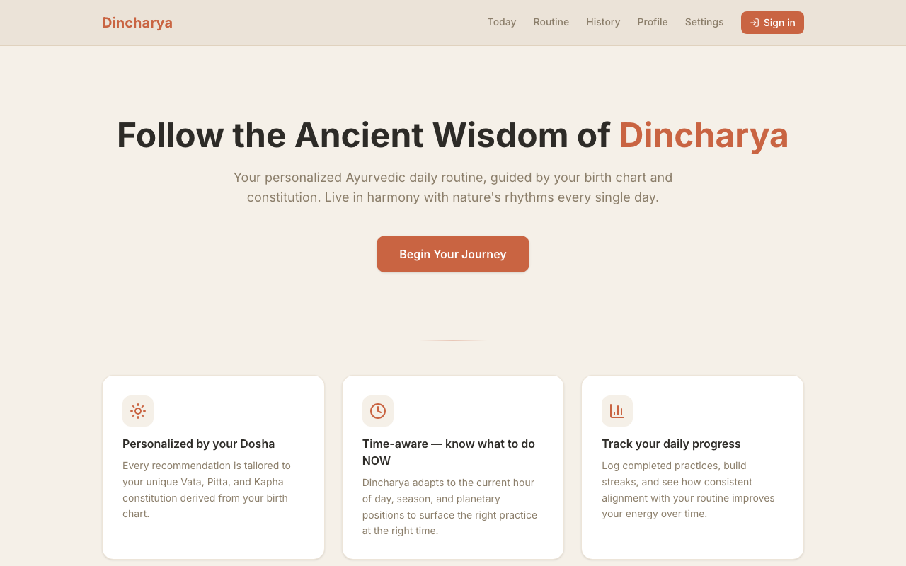 Dincharya screenshot